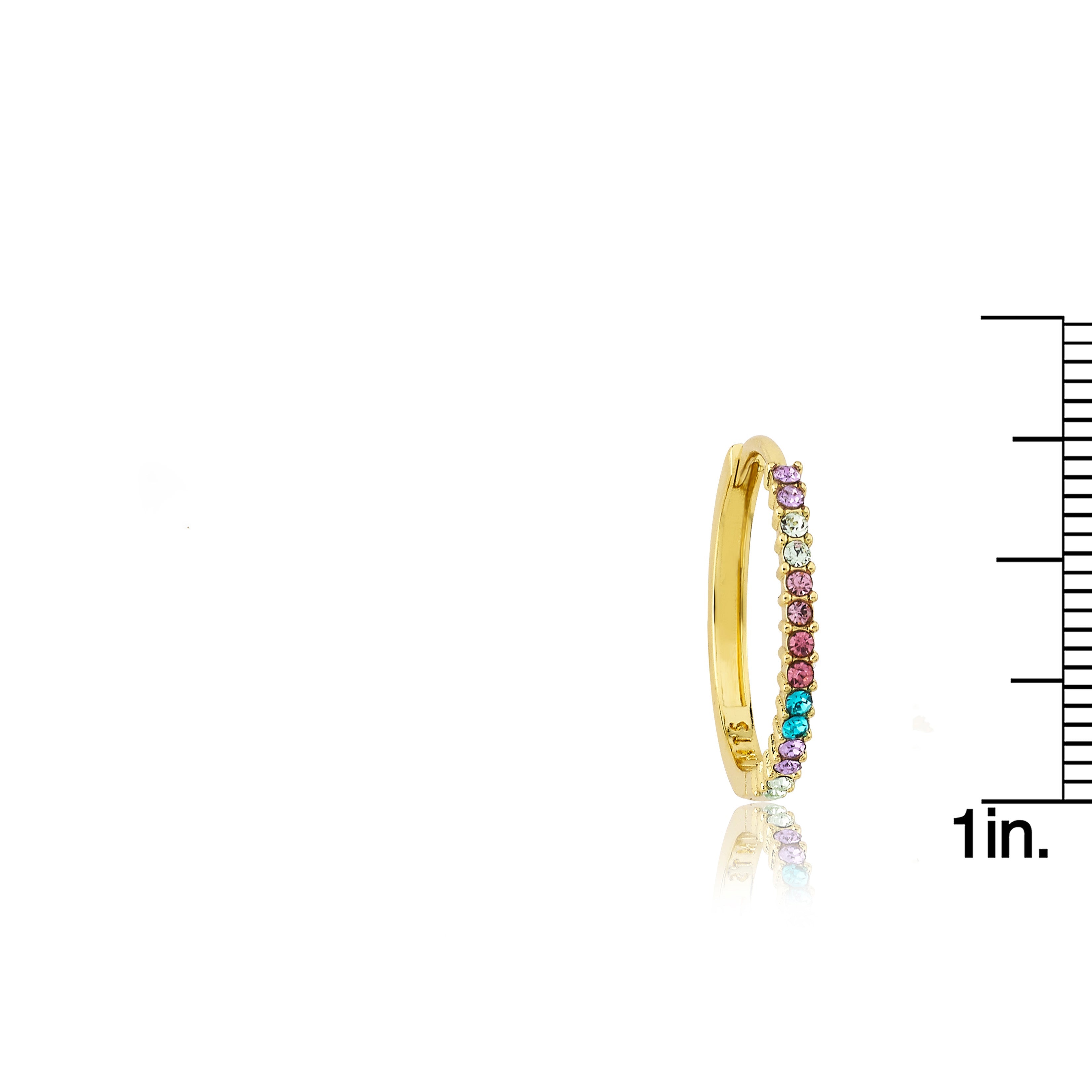 Quarter Size Hoop Earring