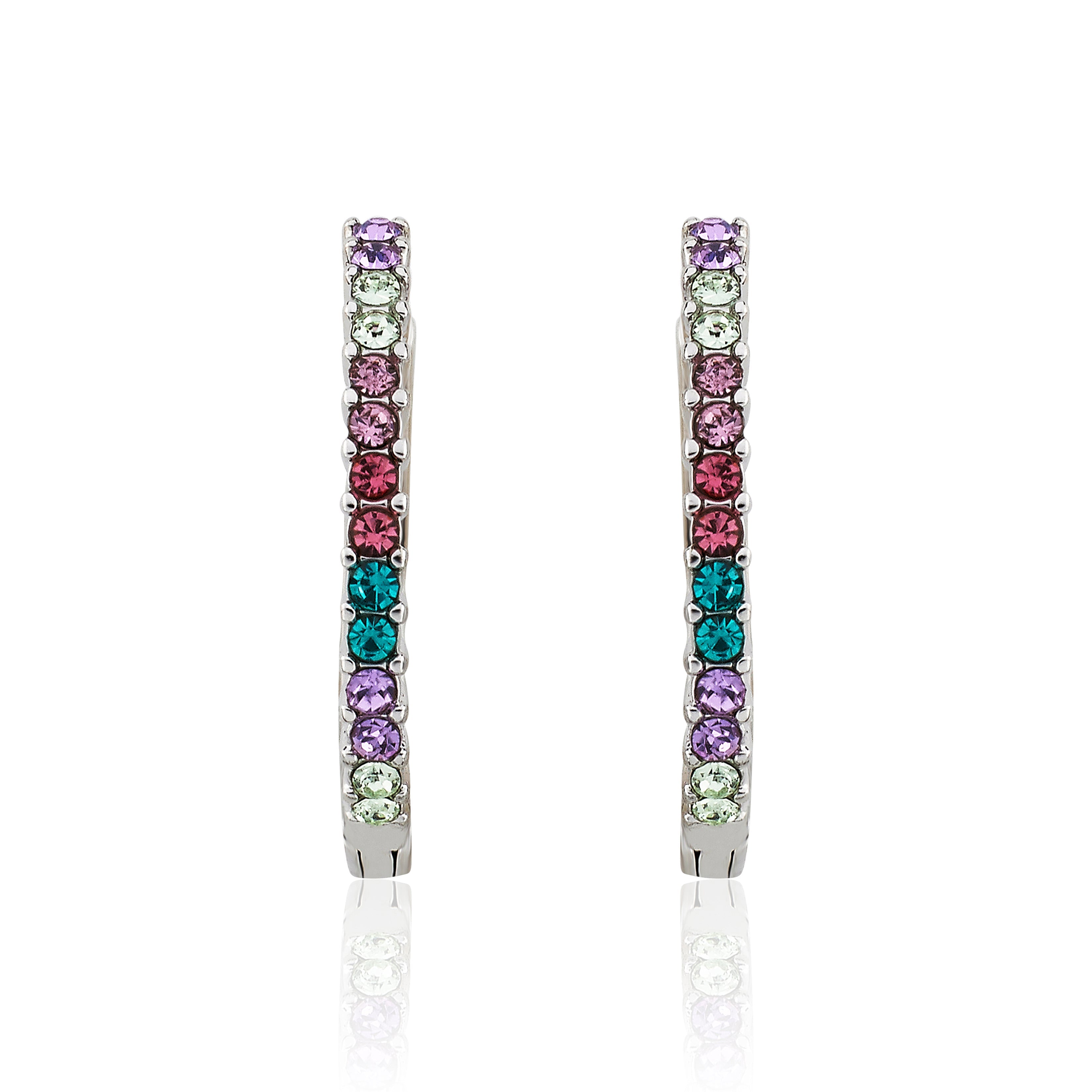 Quarter Size Hoop Earring