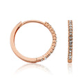 Quarter Size Hoop Earring