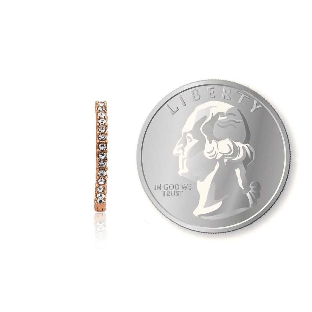 Quarter Size Hoop Earring
