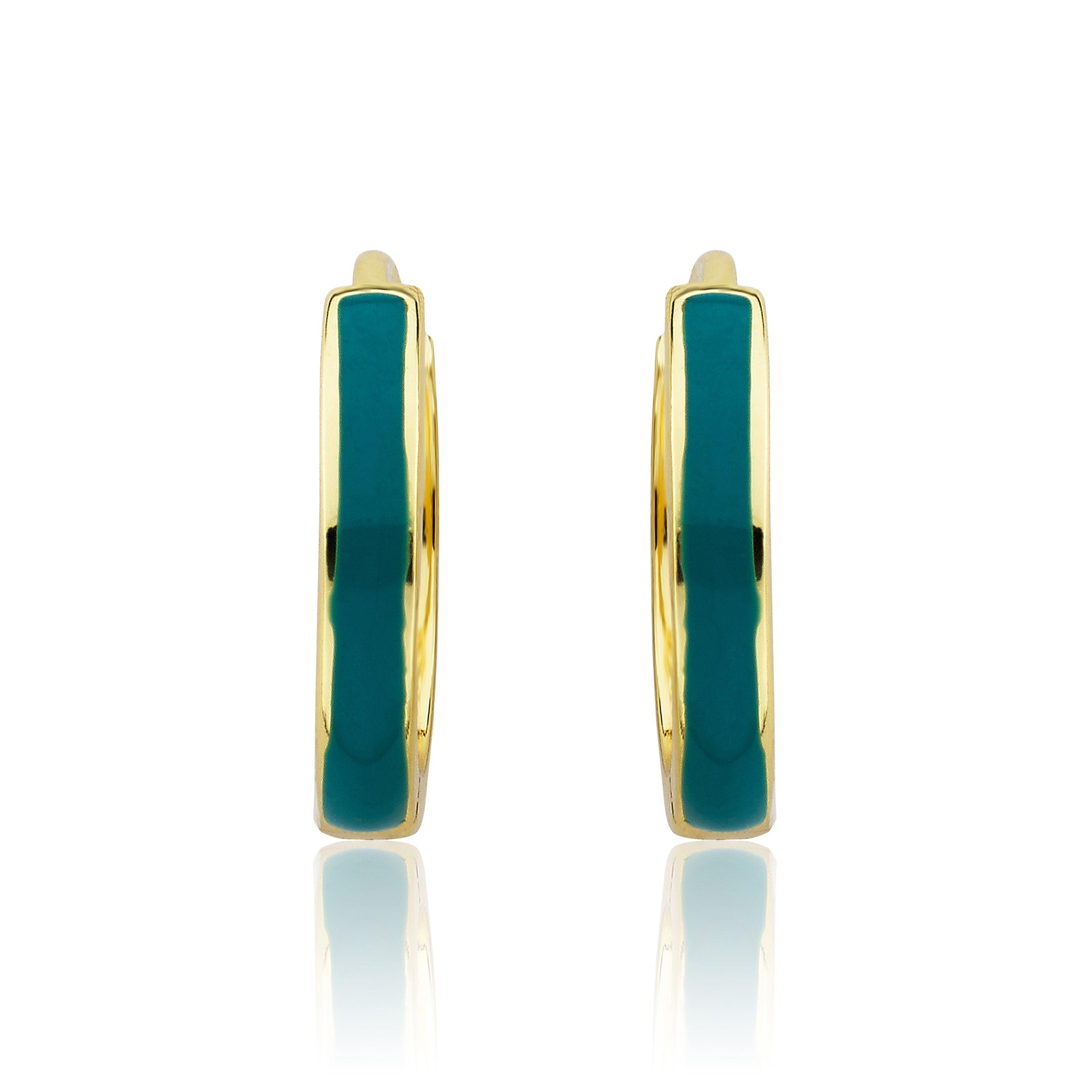 Enamel Huggy Earring