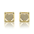 Cz Heart Stud Earring