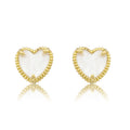 Mother of Pearl Heart Earring