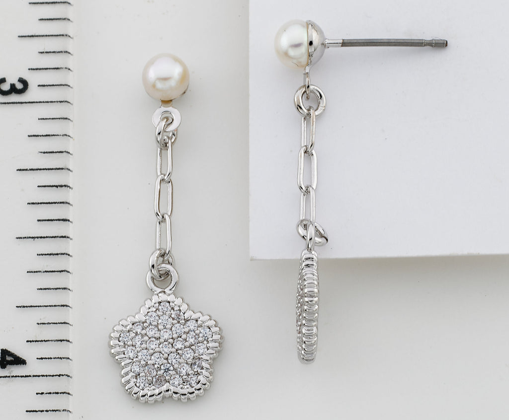 Flower Dangle Earring