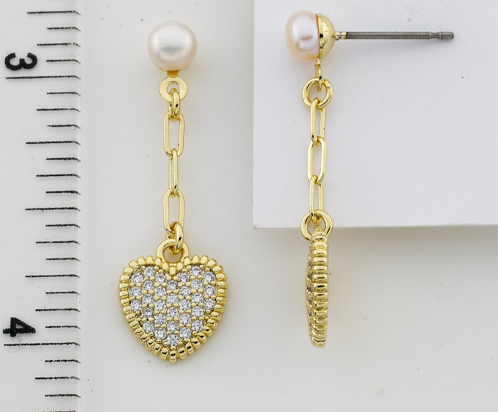 Heart Dangle Earring