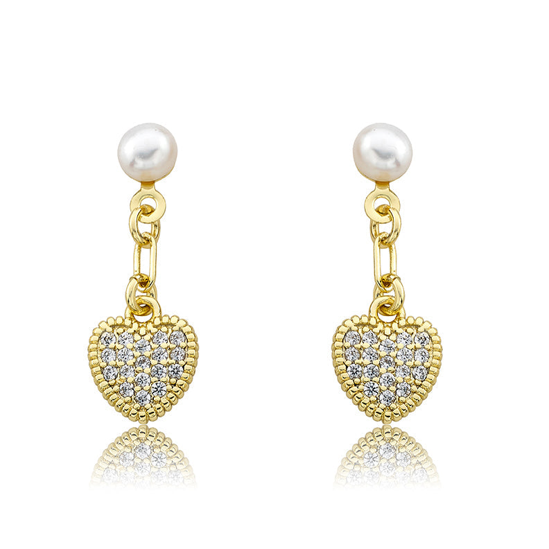 Heart Dangle Earring