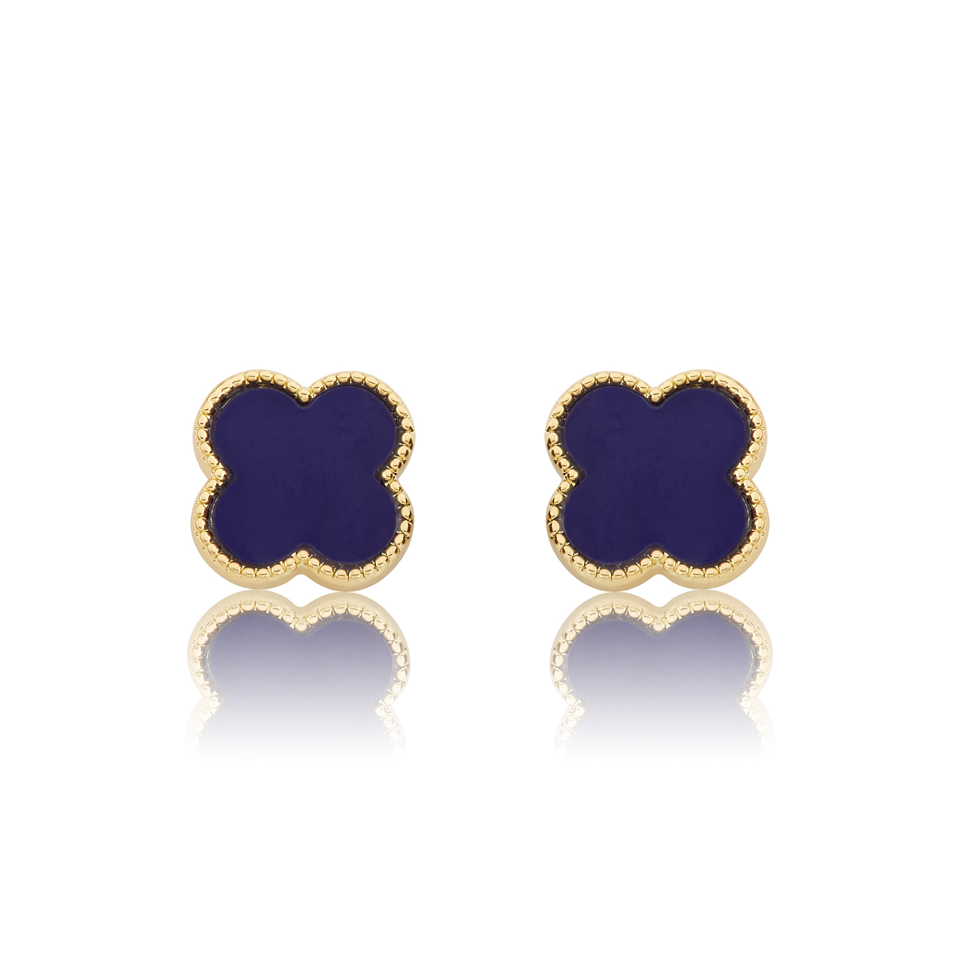 LMTS Classic! Mother Of Pearl Clover Stud Earring