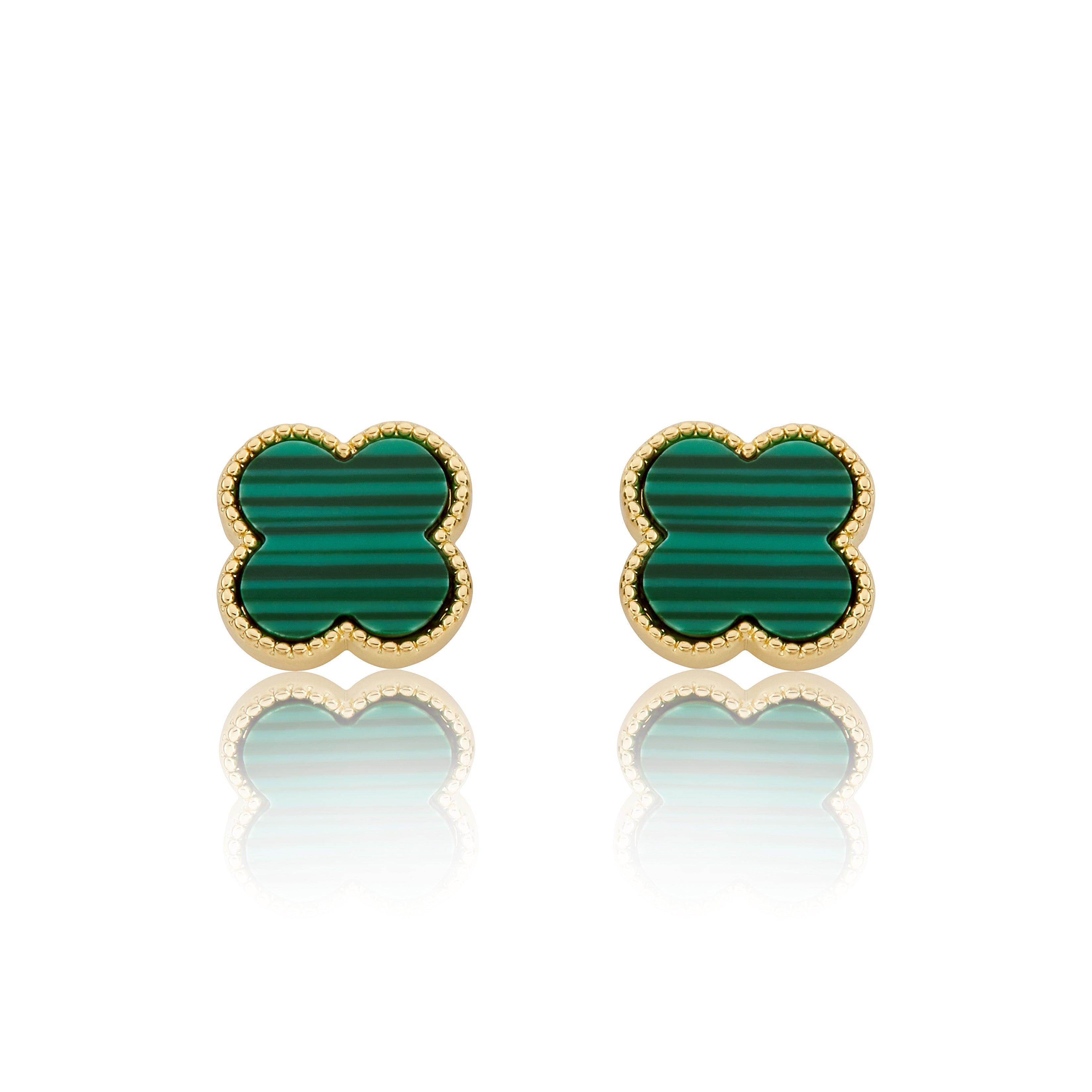 LMTS Classic! Mother Of Pearl Clover Stud Earring
