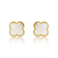 LMTS Classic! Mother Of Pearl Clover Stud Earring
