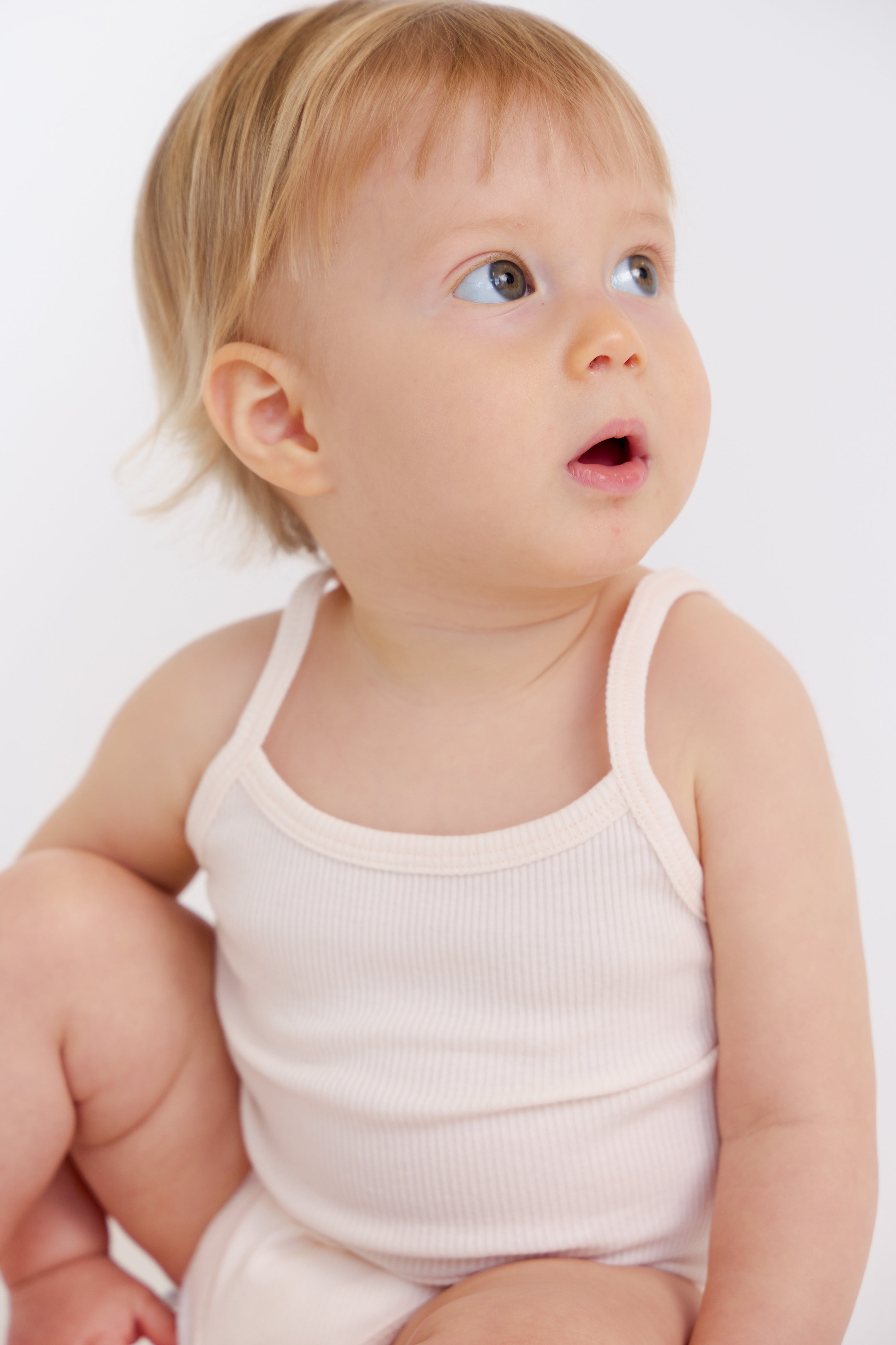 Feathers Super Soft Cotton Tank Top Baby Girl Undershirts – One-Piece Toddler Bodysuit (2 Pack)