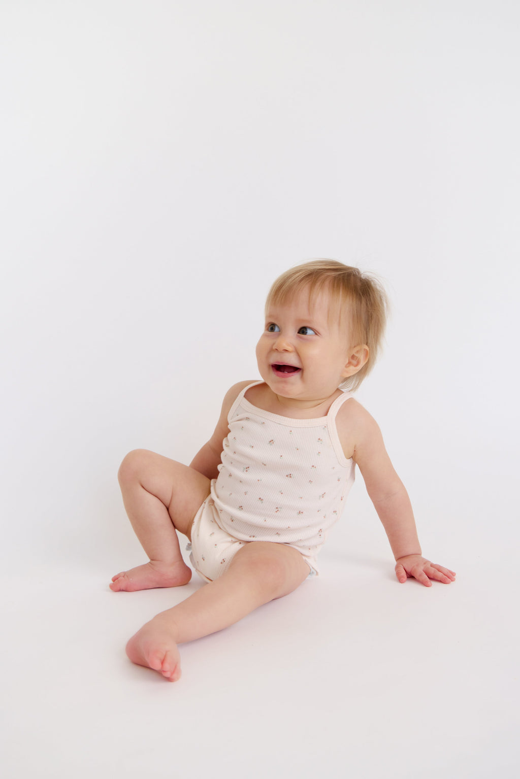 Feathers Super Soft Cotton Tank Top Baby Girl Undershirts – One-Piece Toddler Bodysuit (2 Pack)