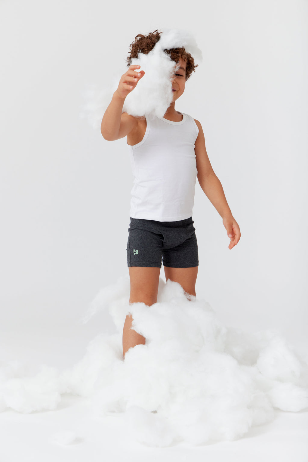 Feathers Boys Cotton Strech Tagless Boxer Briefs Underwear - (3/pack)