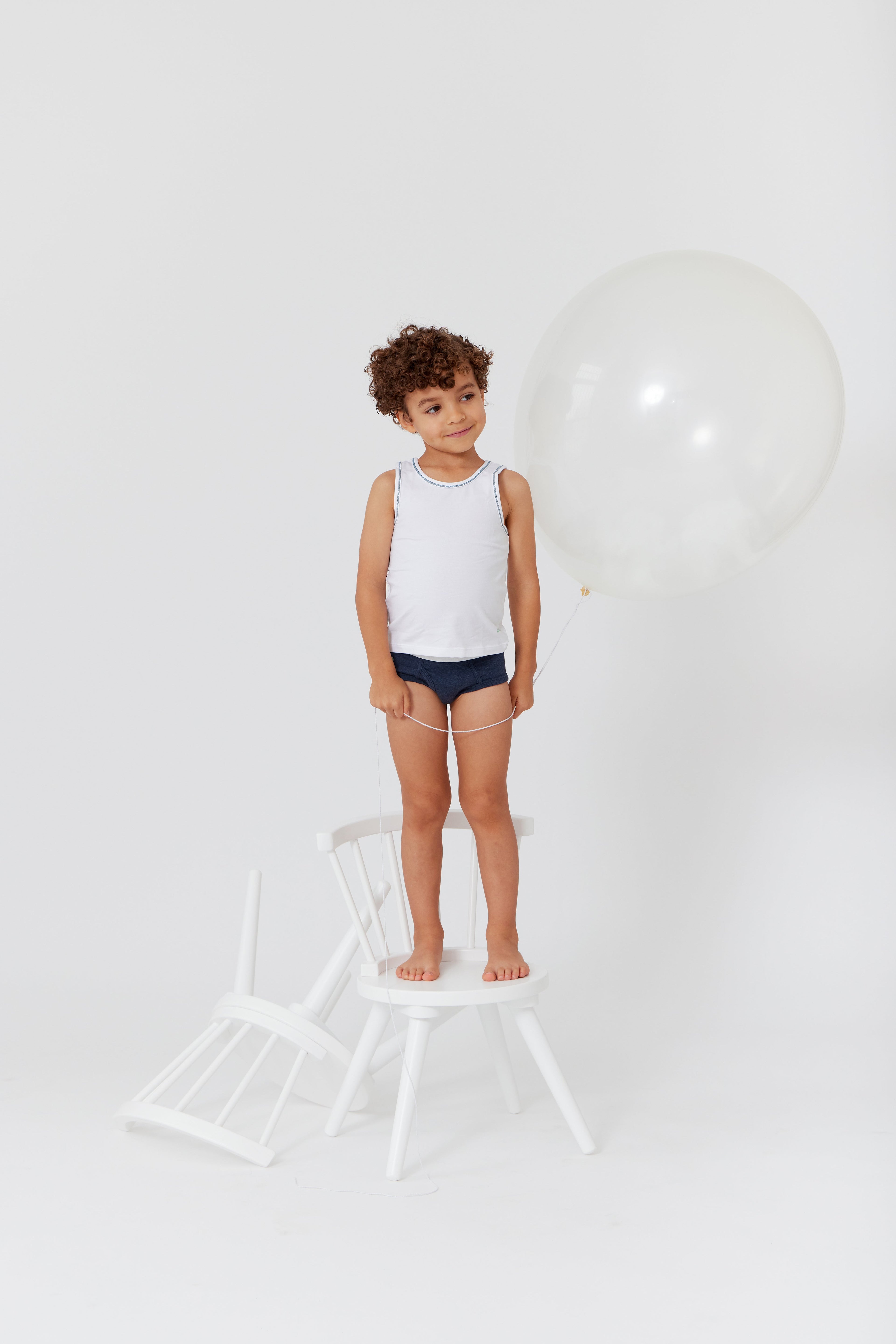 Feathers Boys' Cotton Strech Tagless Briefs Underwear - (3/pack)