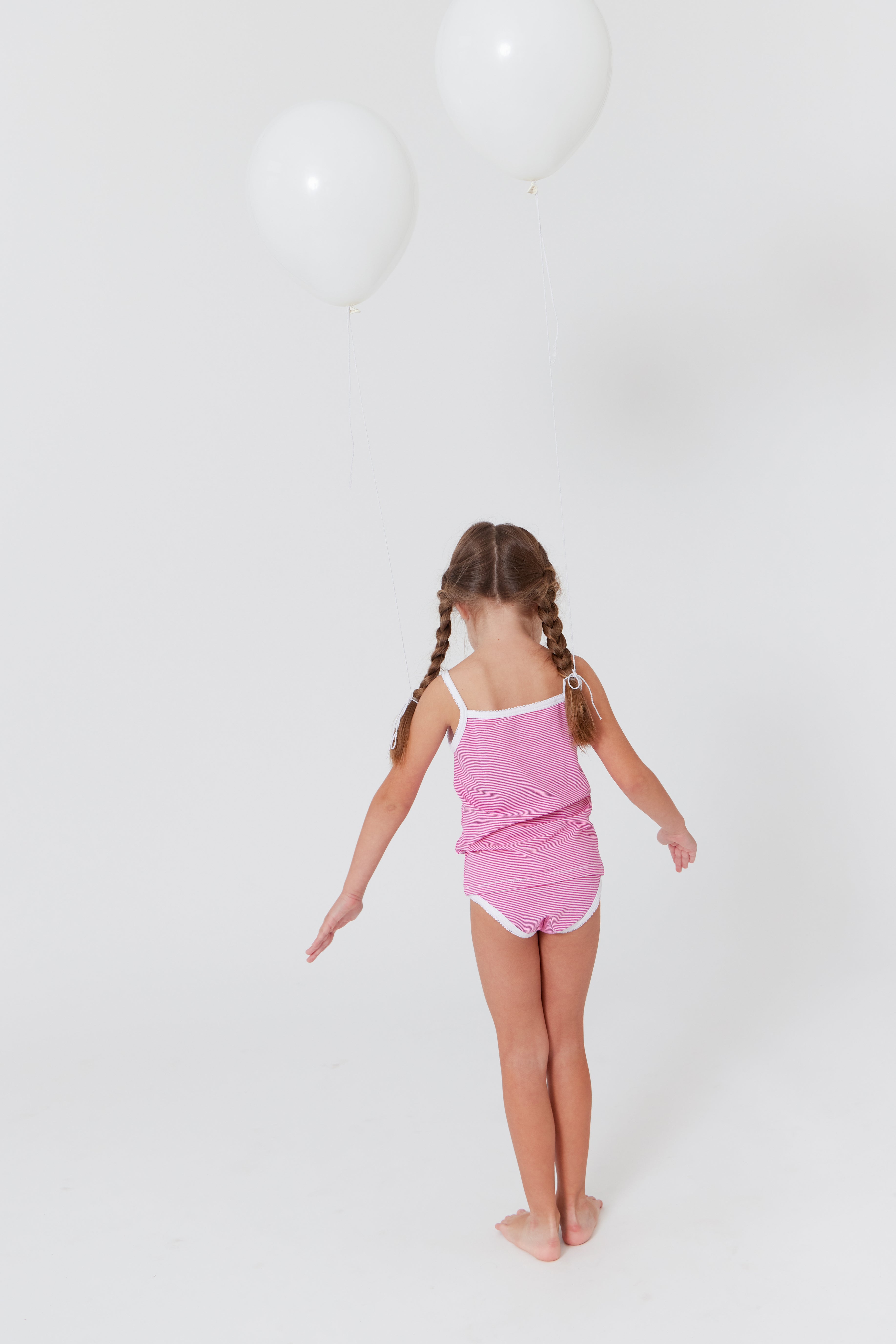 Feathers Girls and Toddler Undershirts - Kids Camisoles - Super Soft Cotton