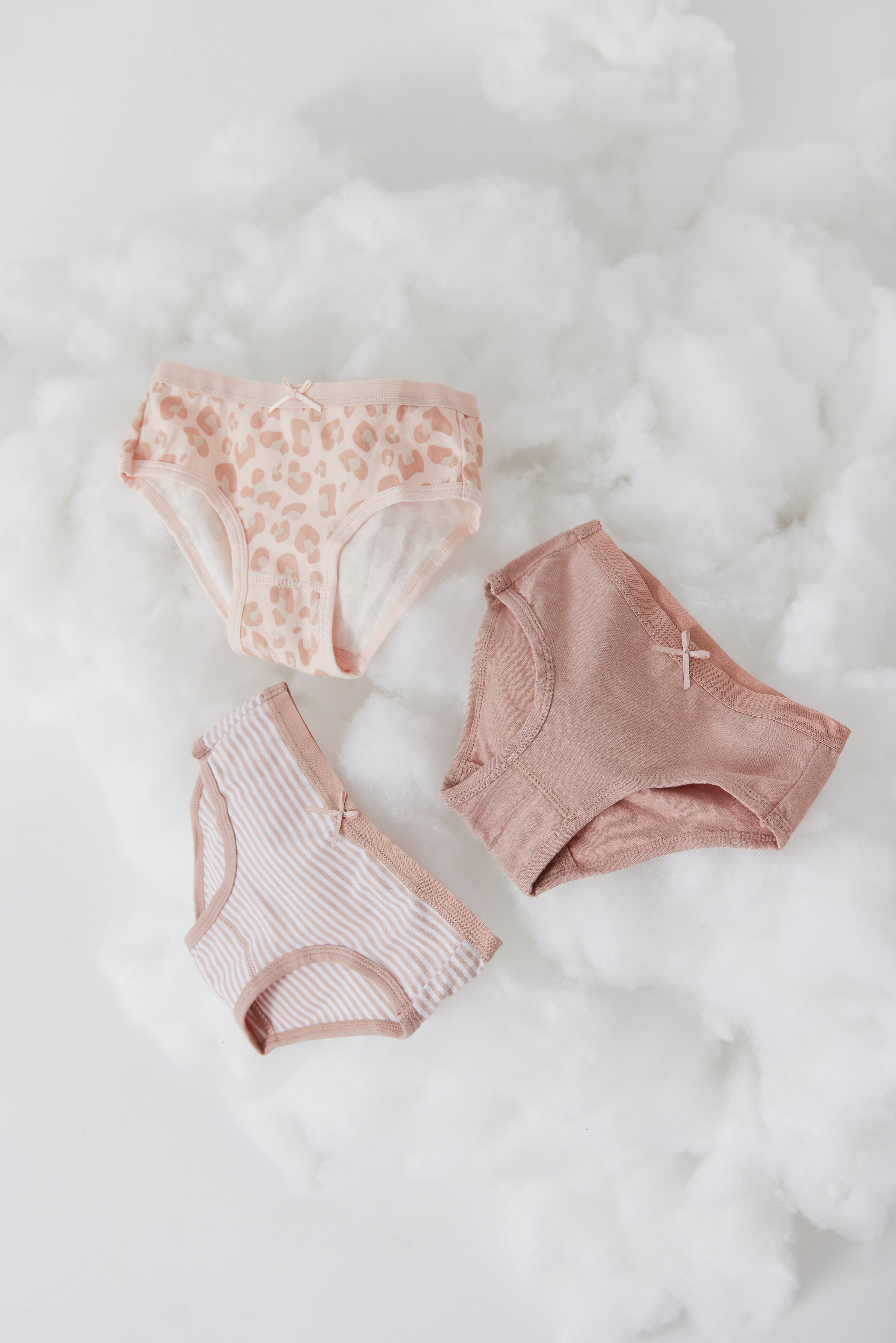 Feathers Girls and Toddler Underwear - Kids Underwear - Super Soft Cotton