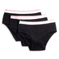 Feathers Girls Solid White Snug Fit Tagless Briefs Underwear - 100% Cotton Super Soft Panties