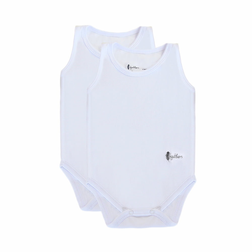 Feathers Baby Super Soft Cotton Onepiece Bodysuit Undershirt