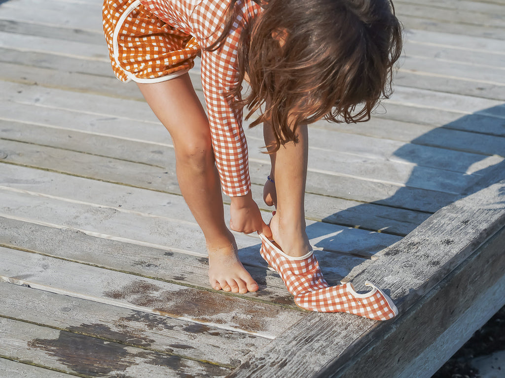 Swim Shoes - Sienna Gingham