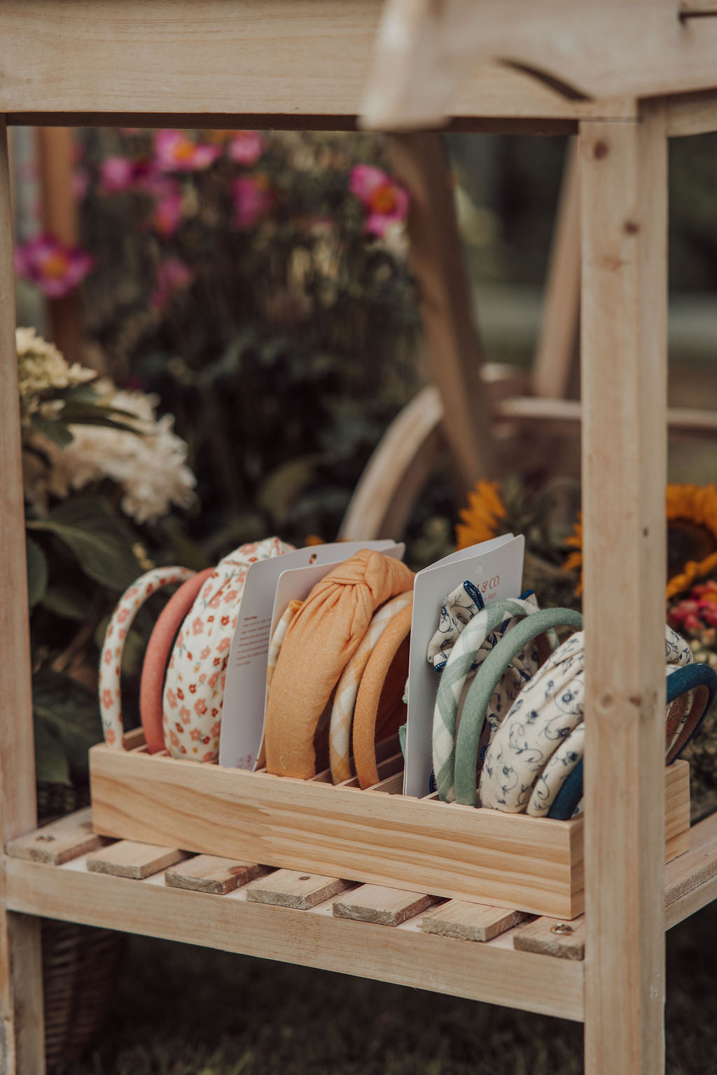 Classic Knot Headband | Organic Cotton | Sunset Meadow