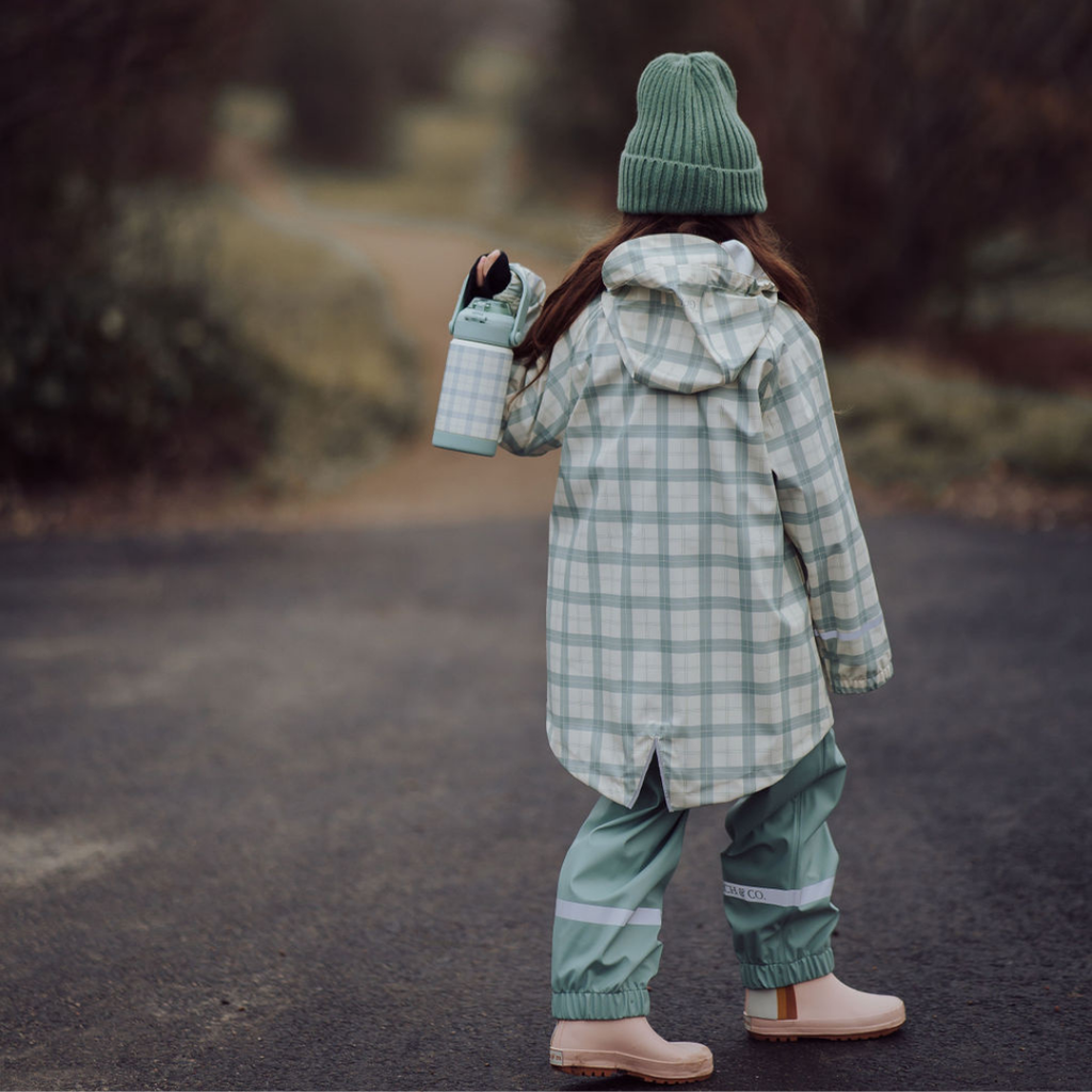 Fishtail Rain Jacket | Fern Plaid