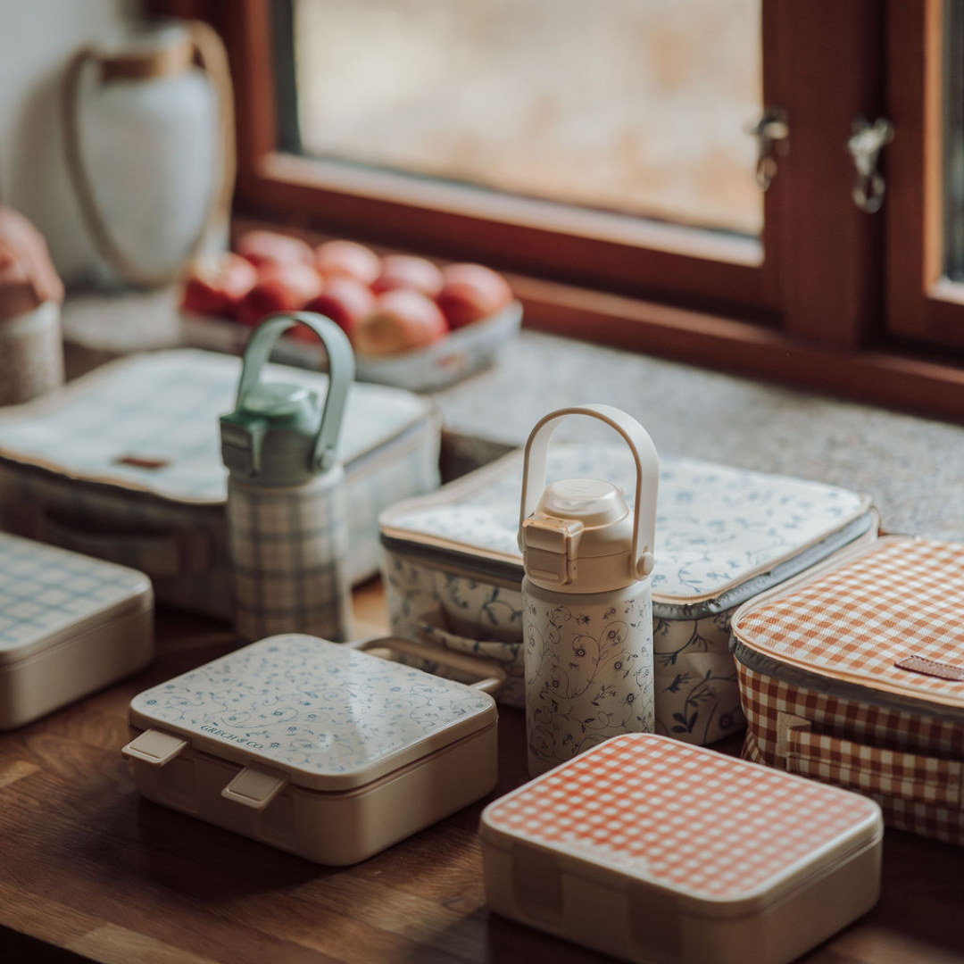 3 Compartment Leakproof Lunchbox | Sienna Gingham