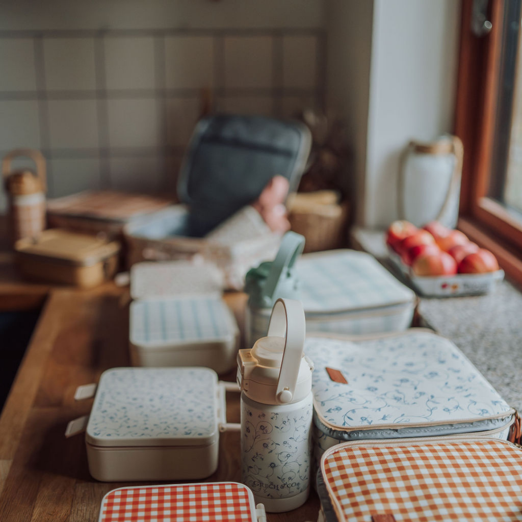 3 Compartment Leakproof Lunchbox | Fern Plaid