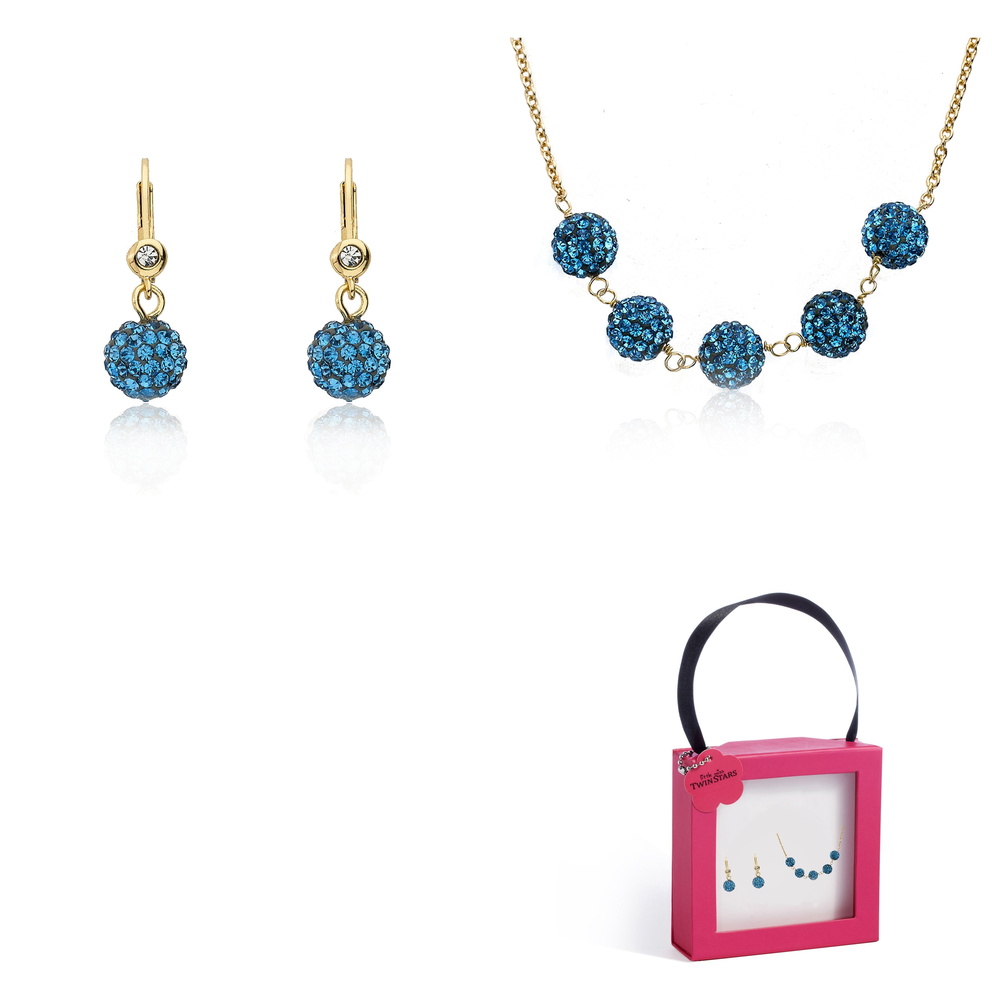Crystal Ball Dangle Earring