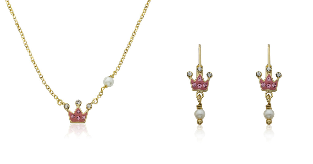 Crystal Crown Necklace