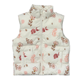 Girls Boho Puffer Vest in Yara Floral