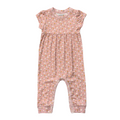 Girl's Short Sleeve Pant Romper