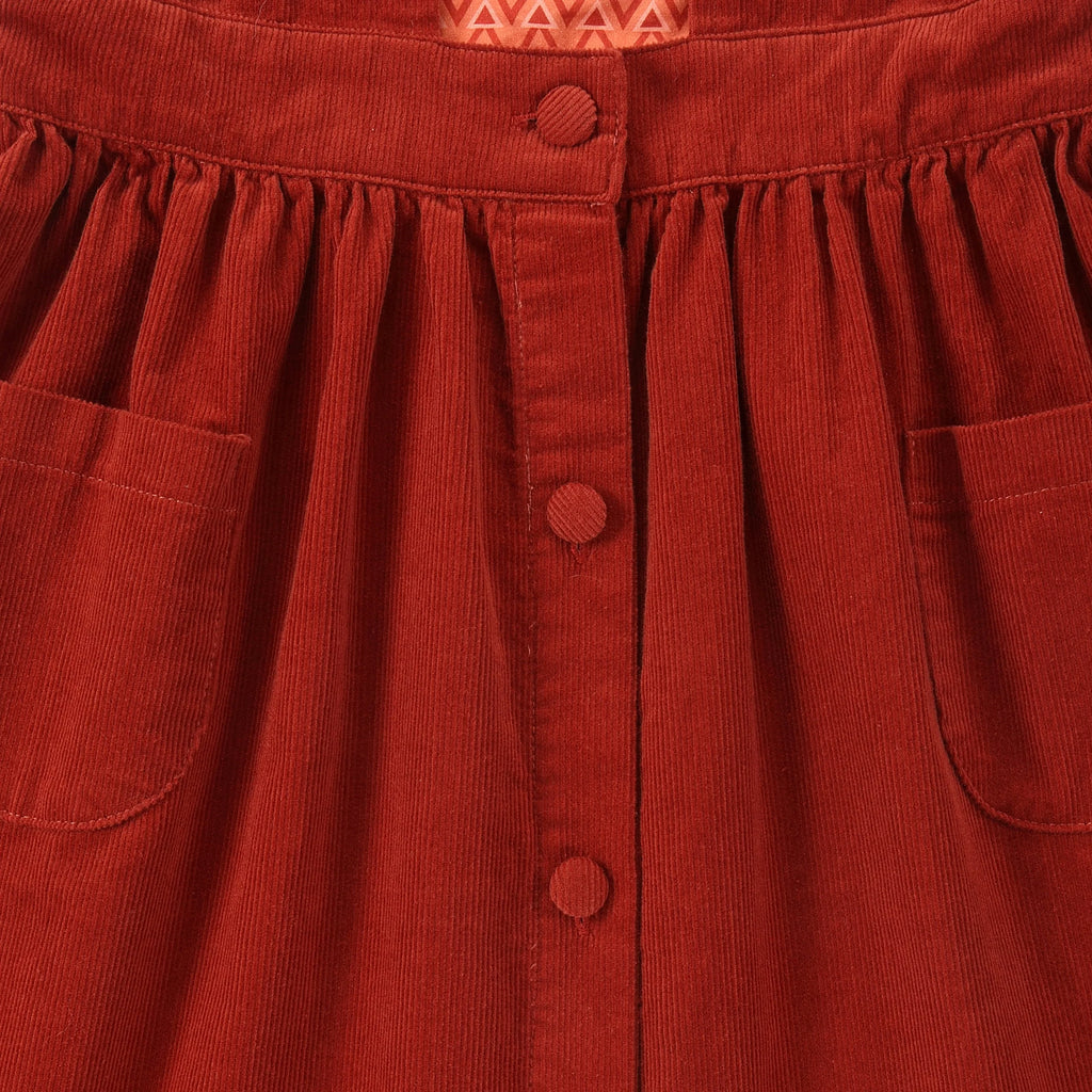 Geometric Corduroy Jumper