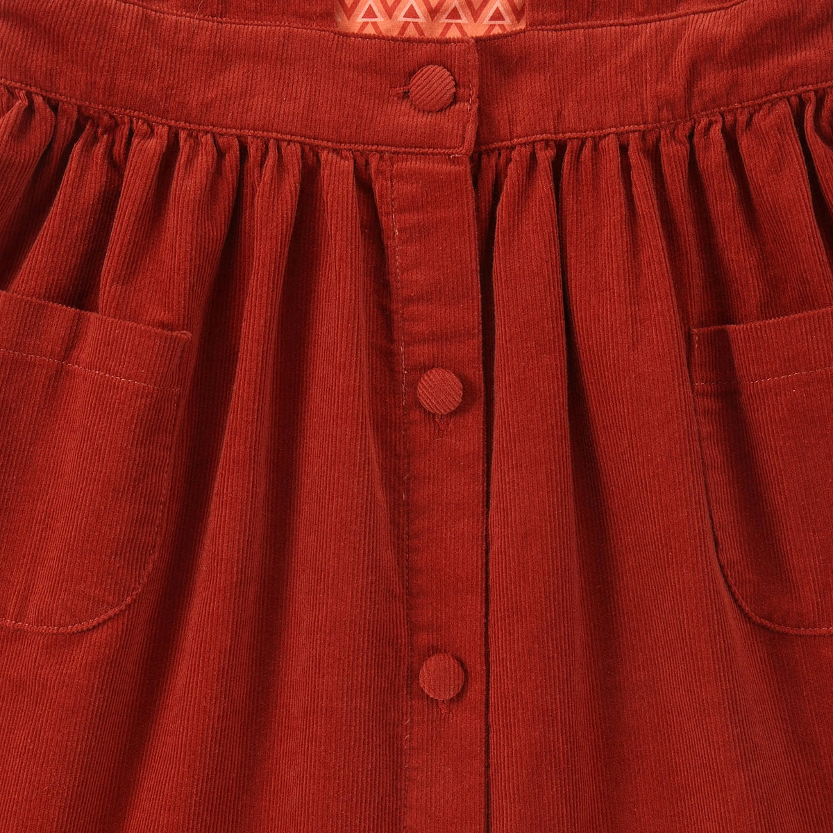 Geometric Corduroy Jumper