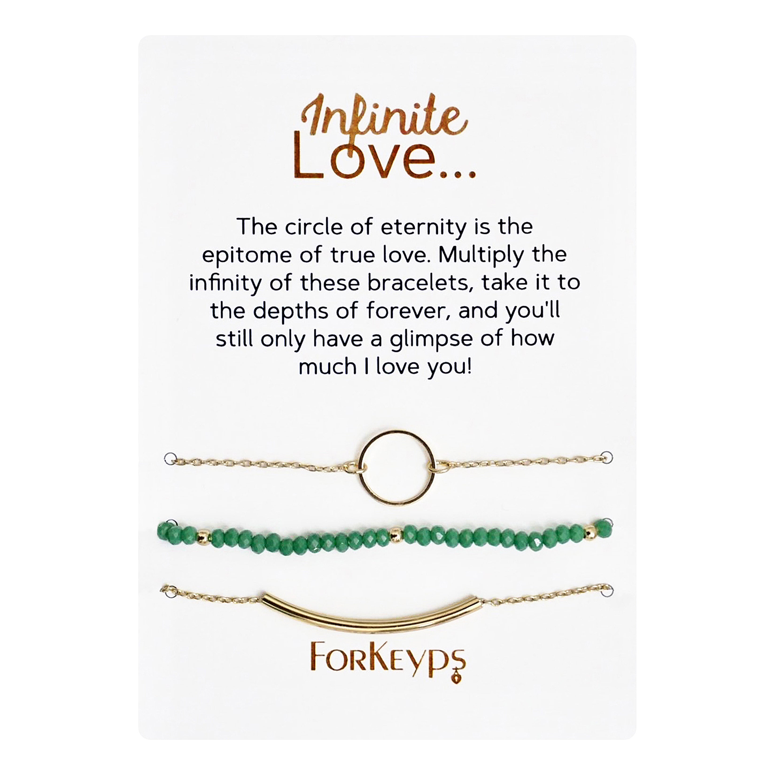 "Infinite Love" Bracelets Gift Box Set