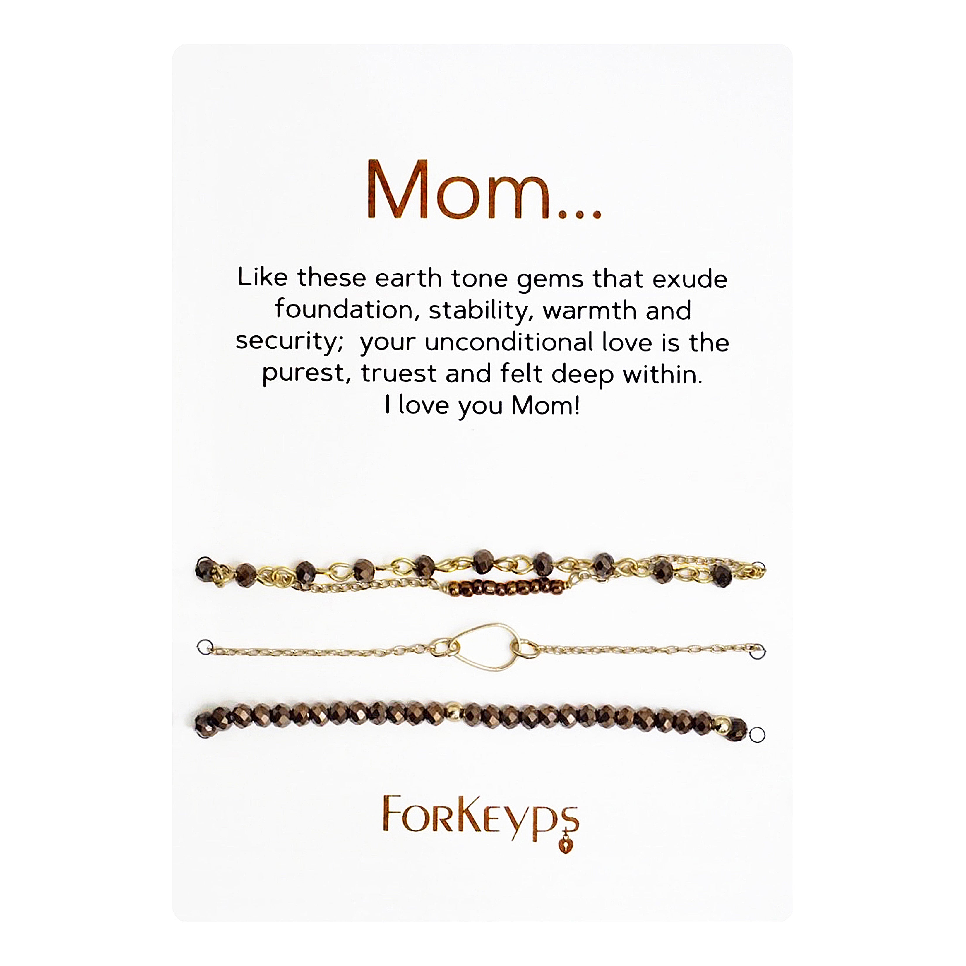 "Mom" Bracelets Gift Box Set