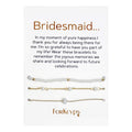"Bridesmaid" Bracelets Gift Box Set