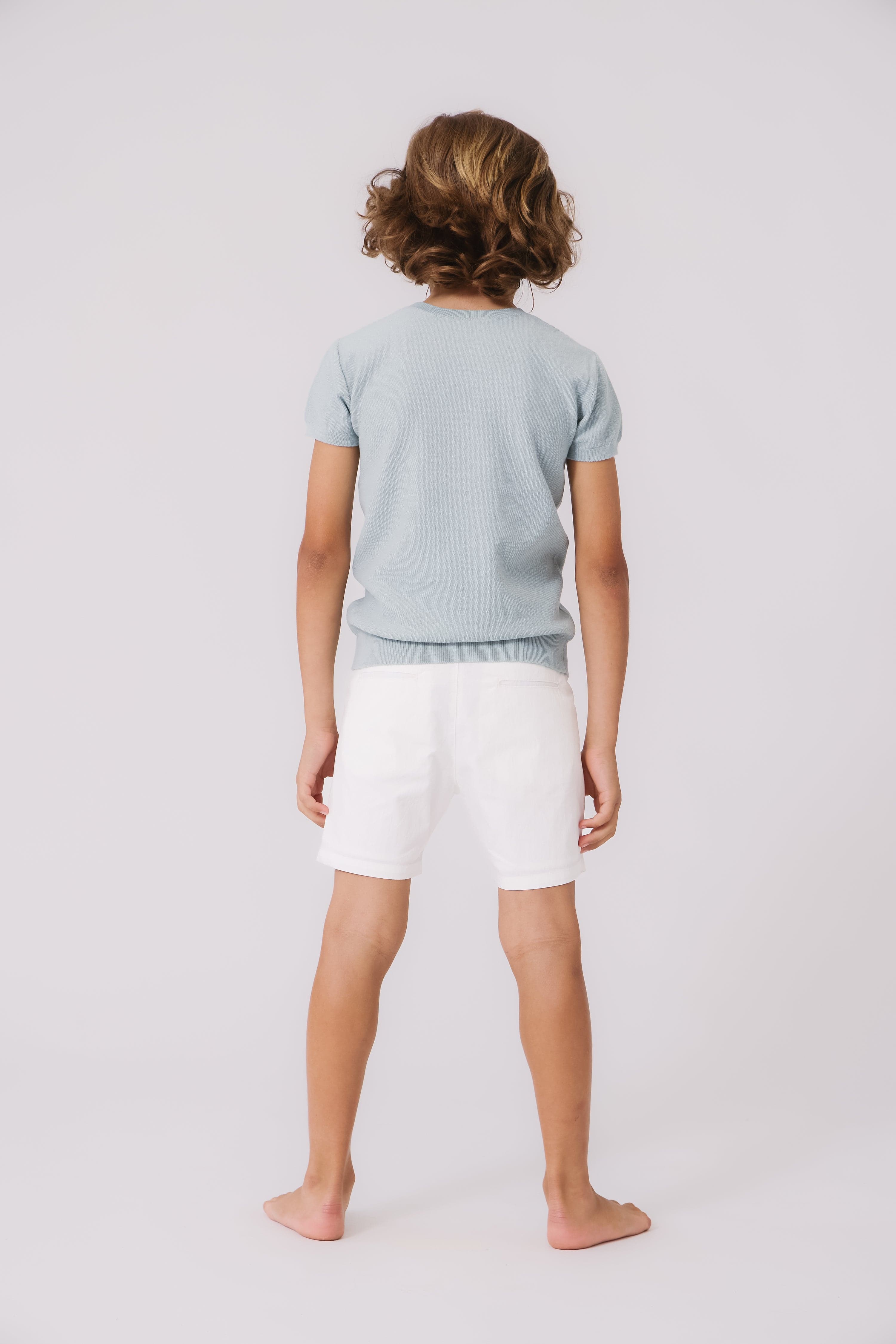 Todd Knit Sweater - Light Blue
