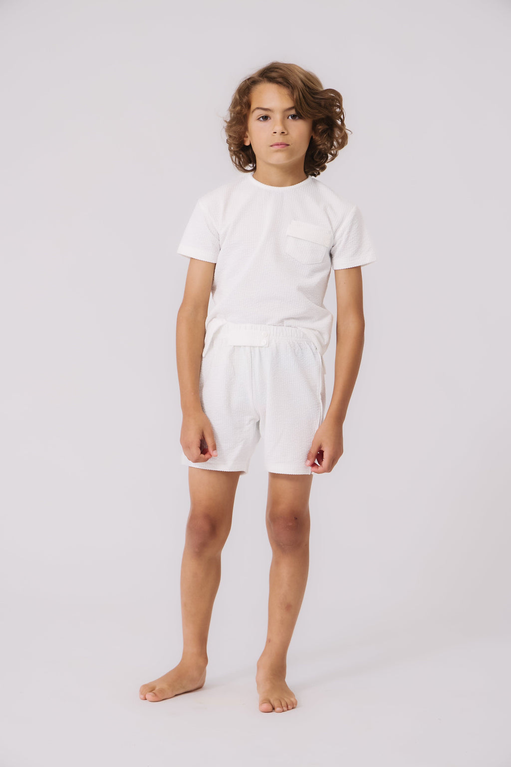 Indigo Shorts - White