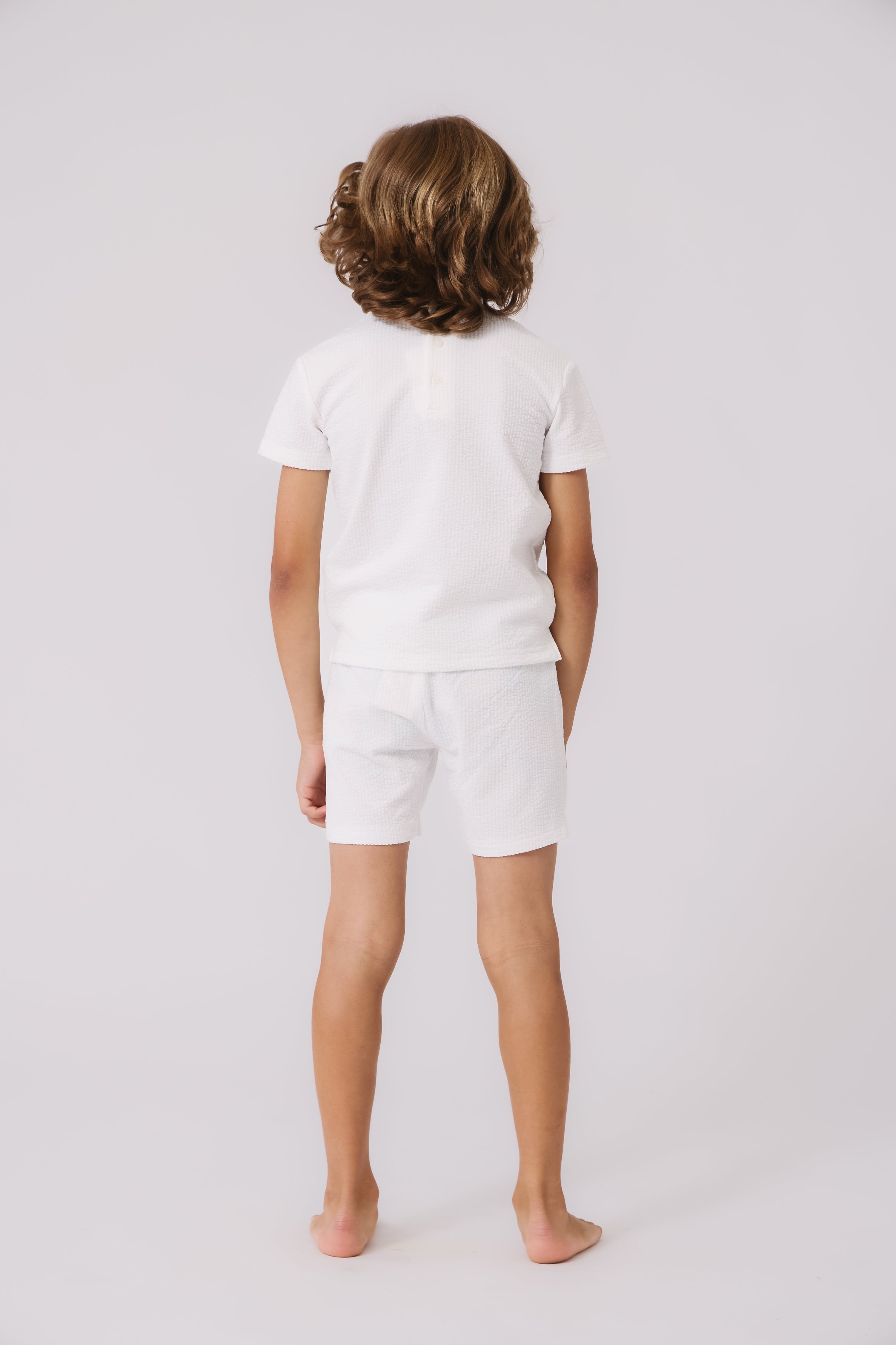 Indigo Shorts - White