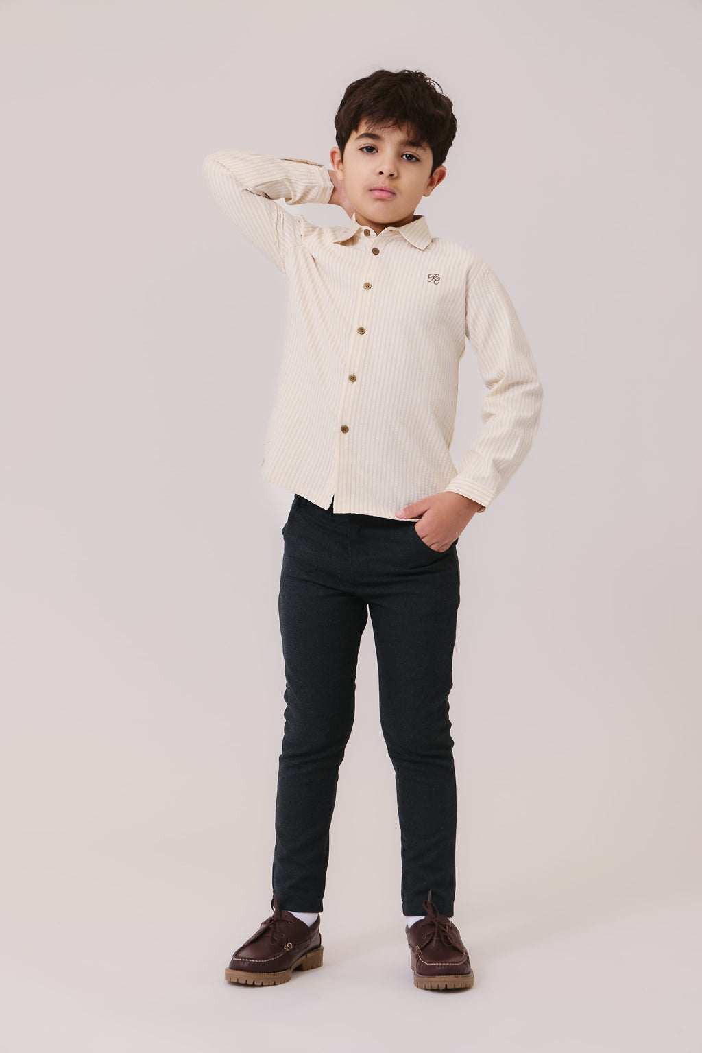 Sol Stripe Shirt - Mustard