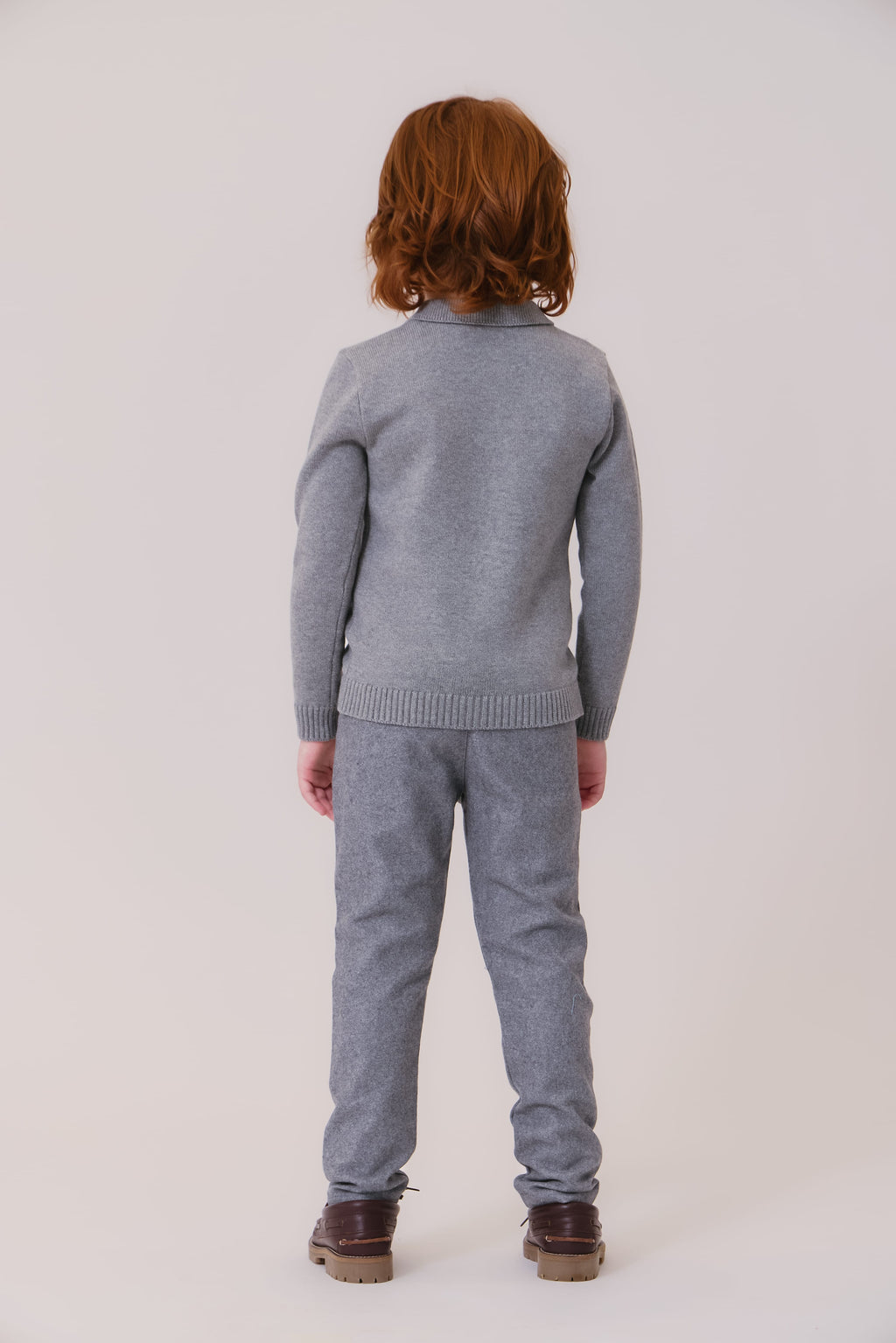 Franck Collar Sweater - Grey