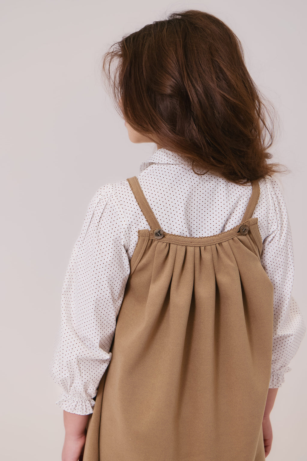 Sienna Dotted Blouse - Chestnut