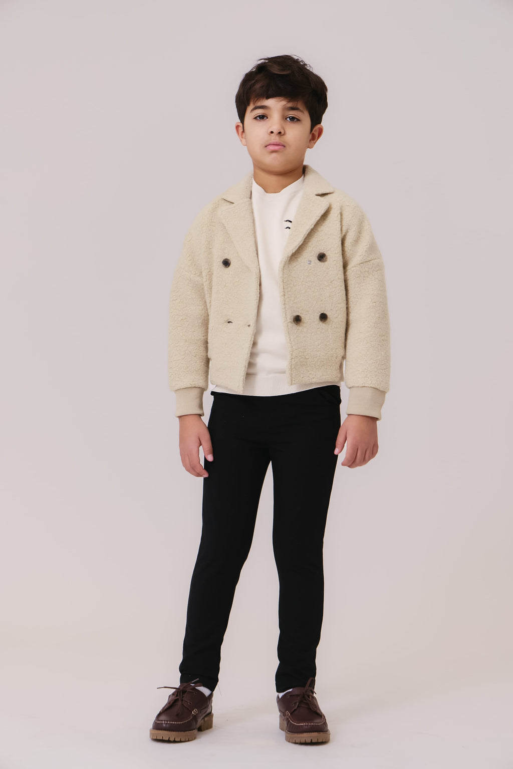 Kenny Sherpa Jacket - Vanilla
