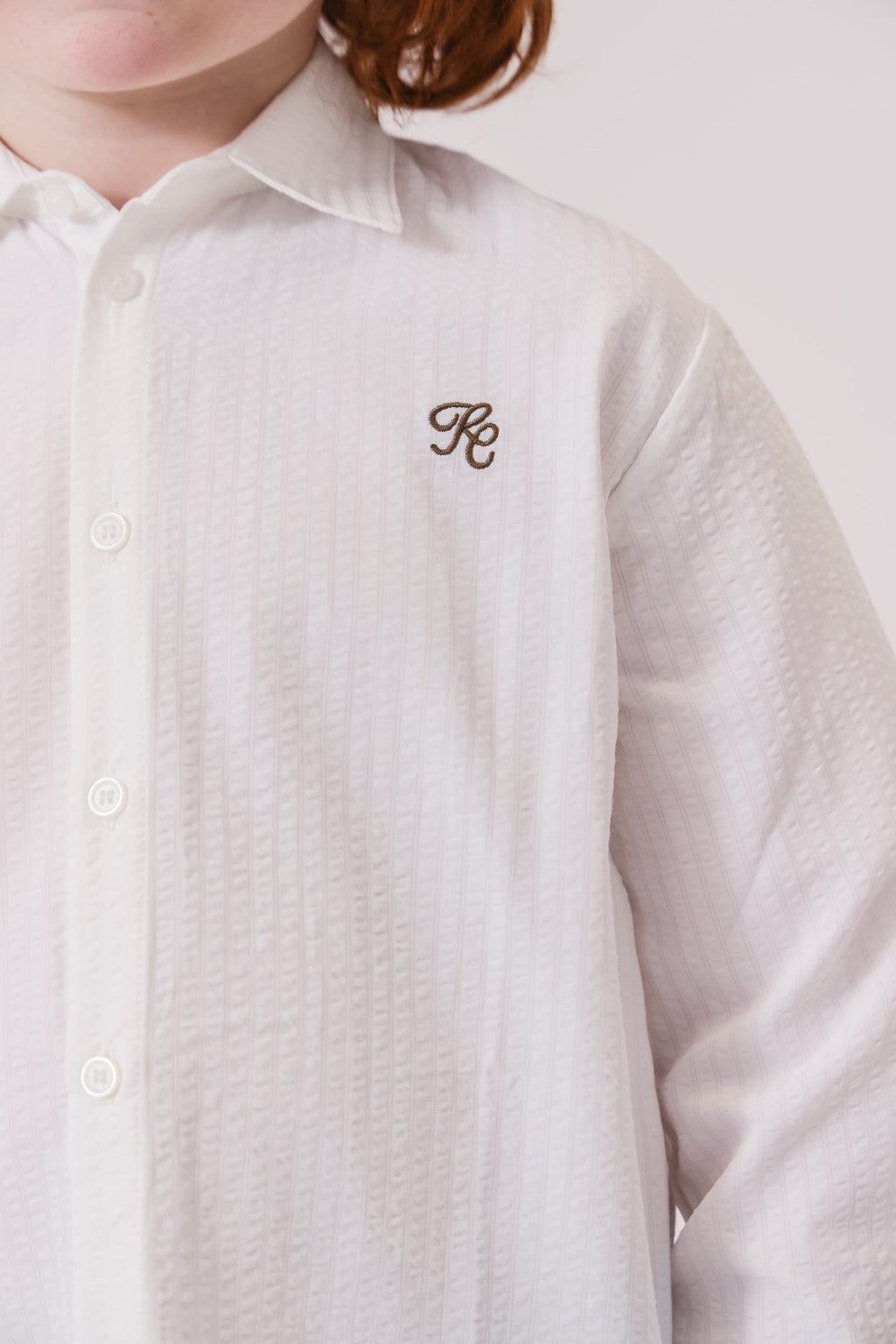Sol Stripe Shirt - White