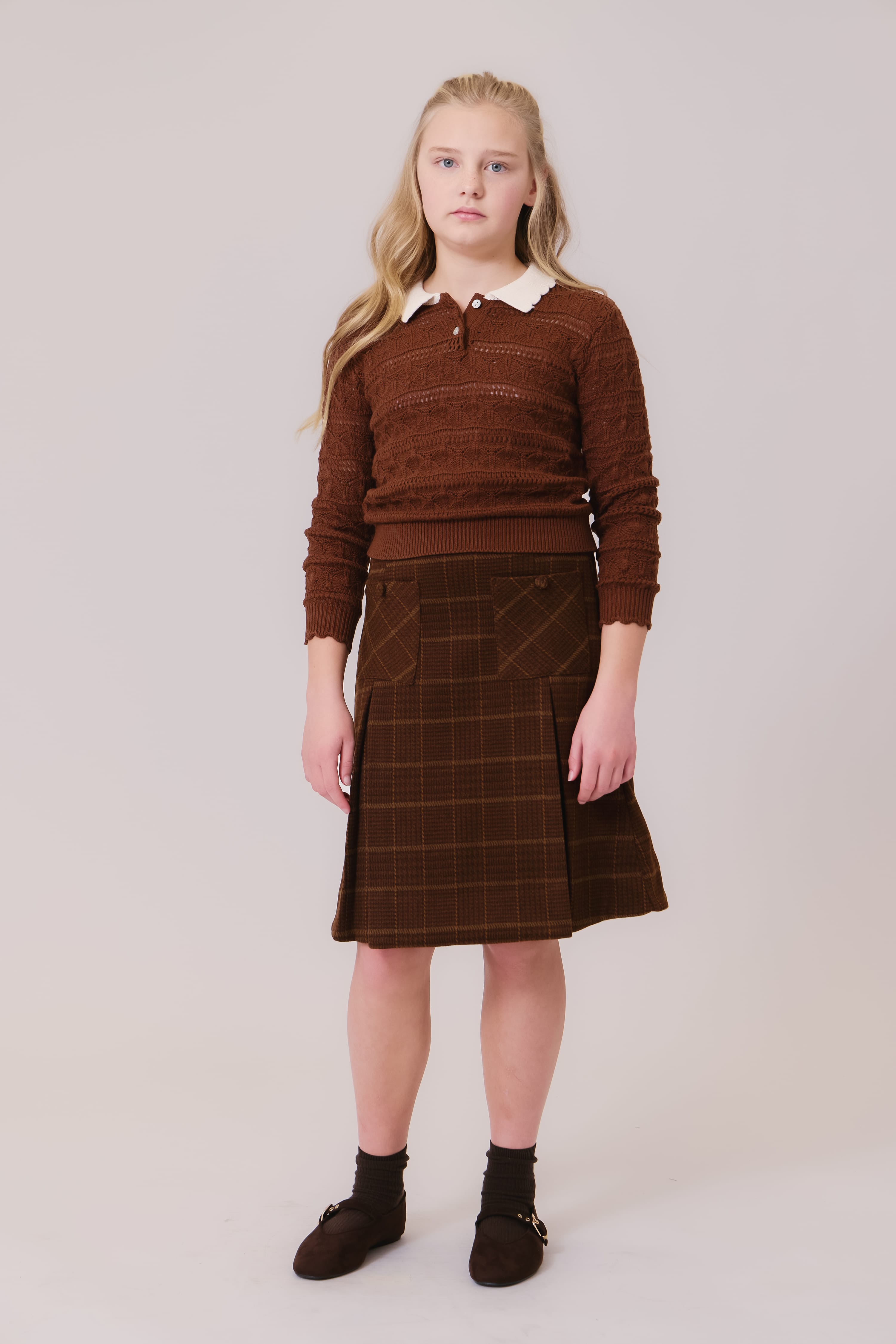 Cynthia Knit Top - Caramel