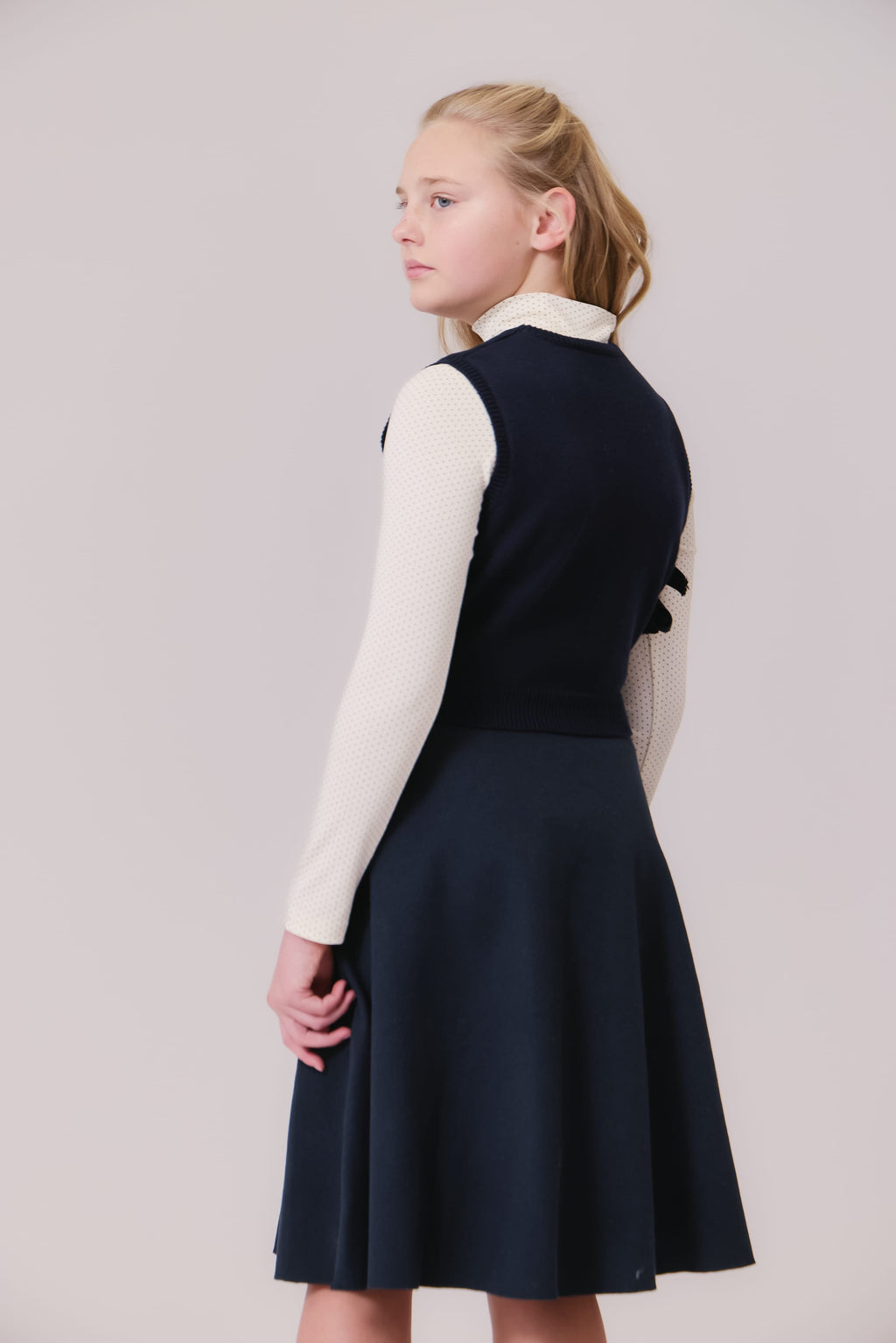 Sienna Knit Vest - Navy