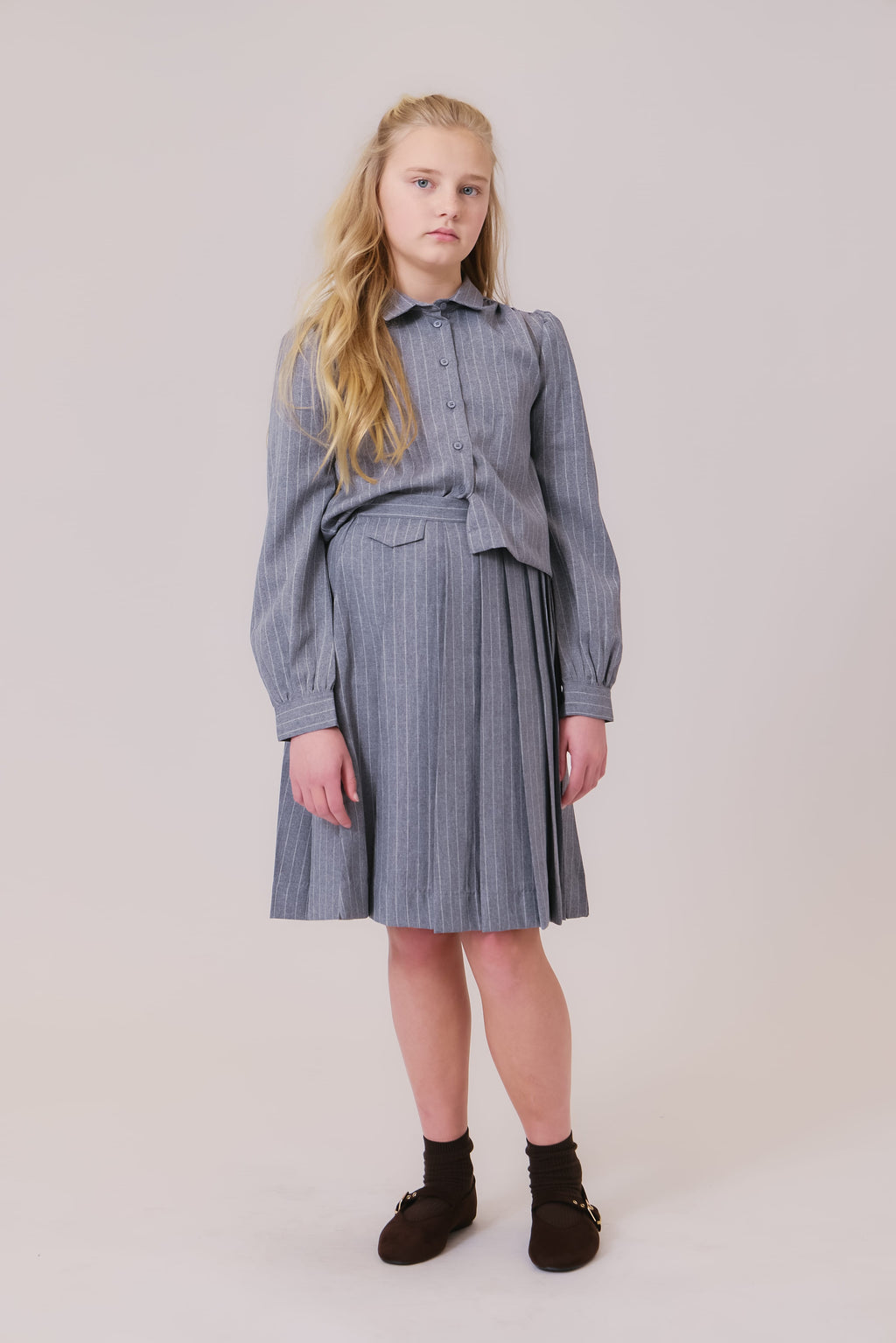 Cynthia Pinstripe Skirt