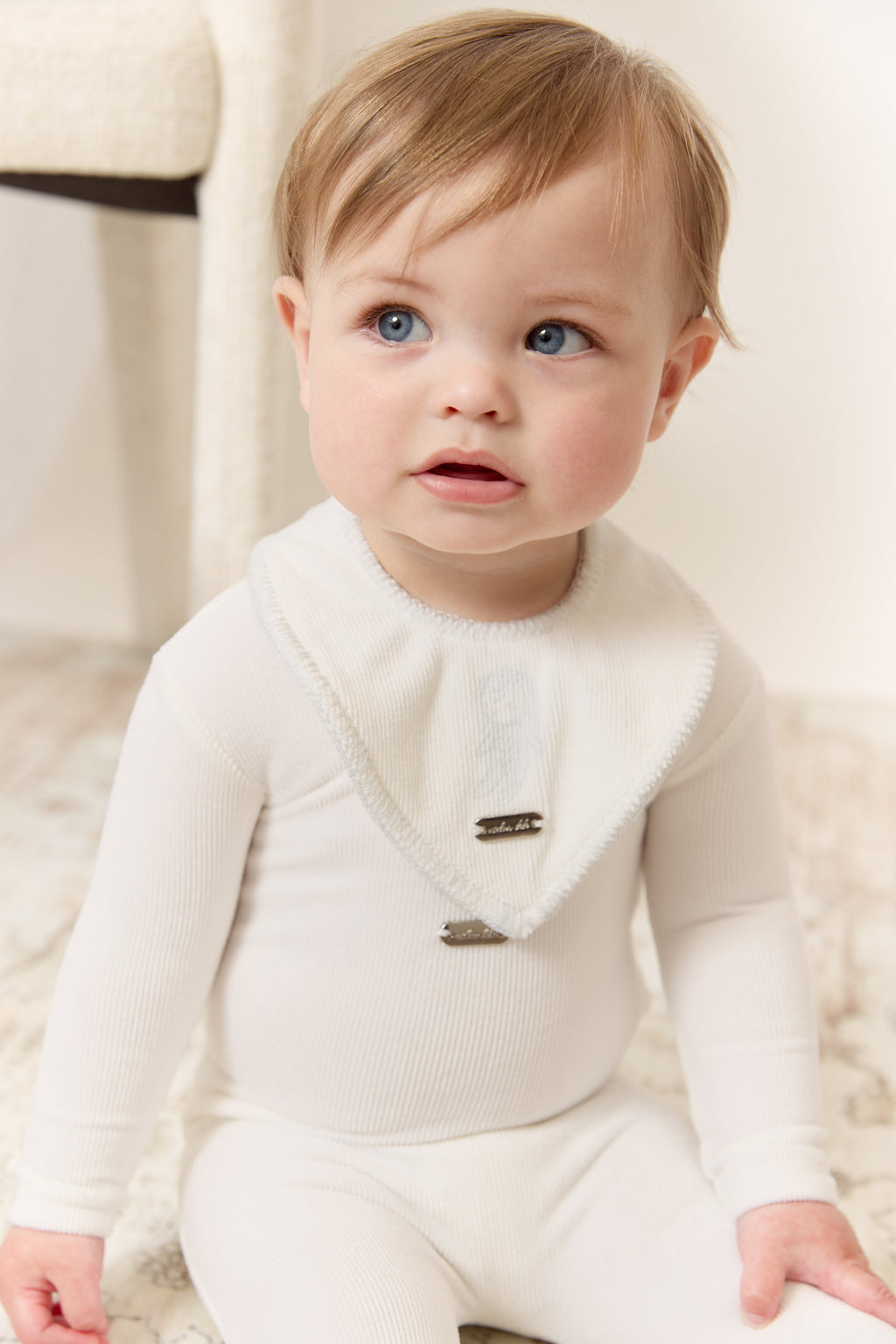 Atelier Bunny Bib - Blue