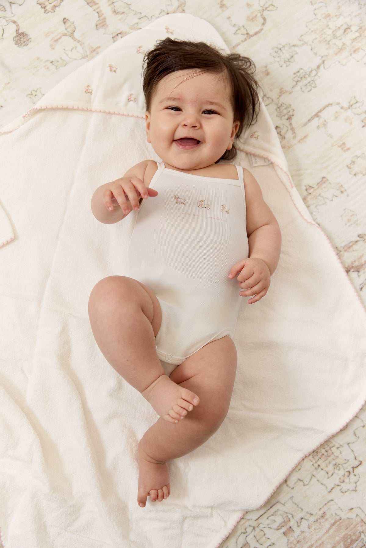 Petits Amis Towel & Mitt Set - Pink
