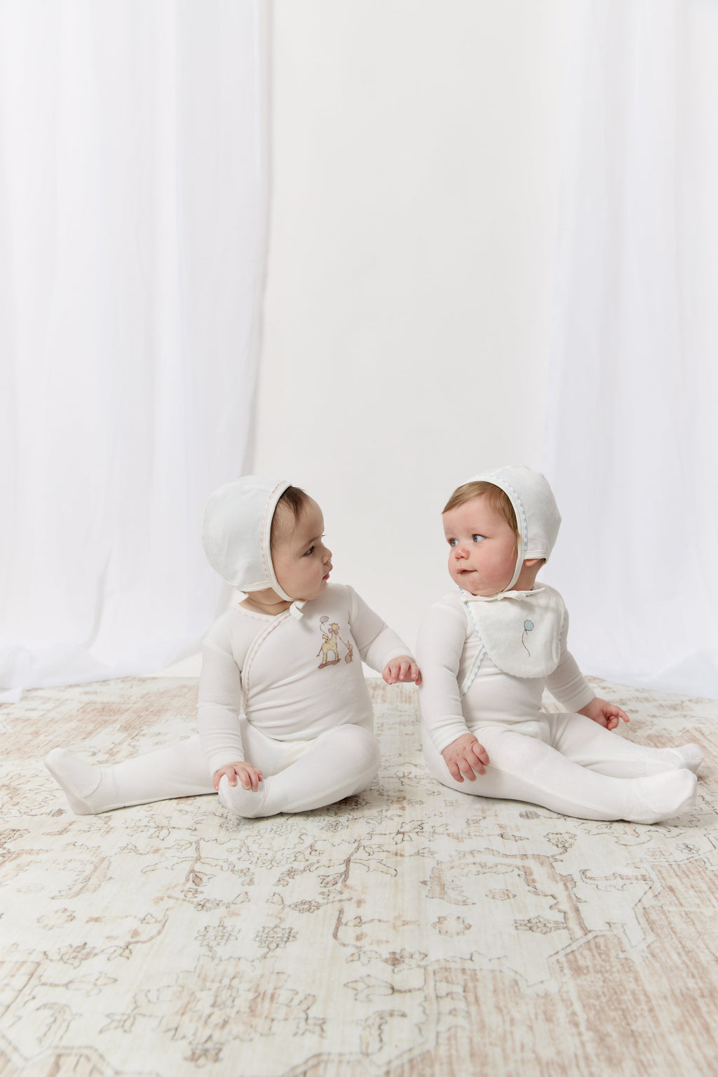 Meadow Friends Footie, Hat & Blanket Set - Blue