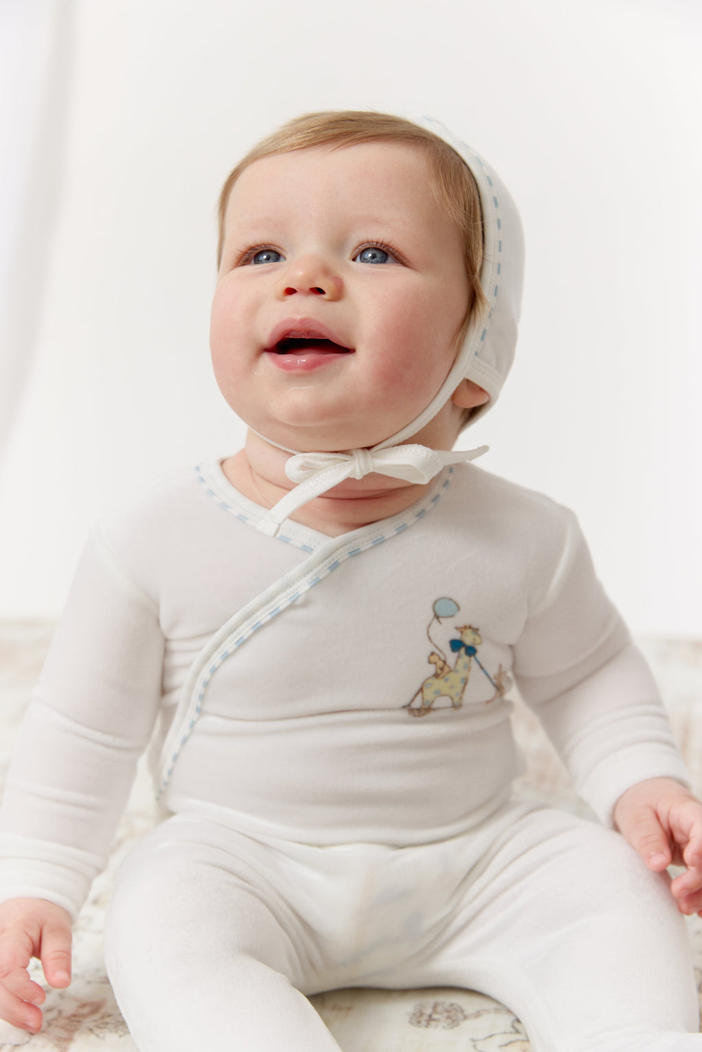 Meadow Friends Footie, Hat & Blanket Set - Blue